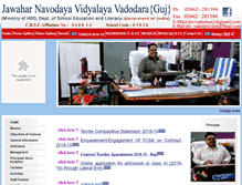 Tablet Screenshot of jnvvadodara.org